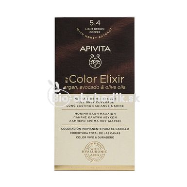 APIVITA Nature´s hair color 5.4 Svetlo hnedá medená