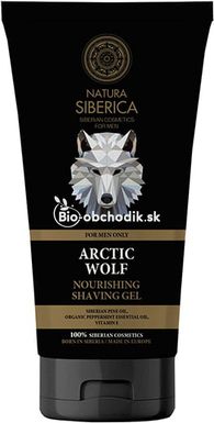 "Arktický VLK" Vyživujúci gél na holenie 150ml Natura Siberica Men 