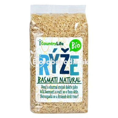 Basmati ryža natural Bio 500g Country life