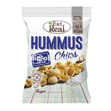 Hummus chipsy morská soľ 45g EAT REAL
