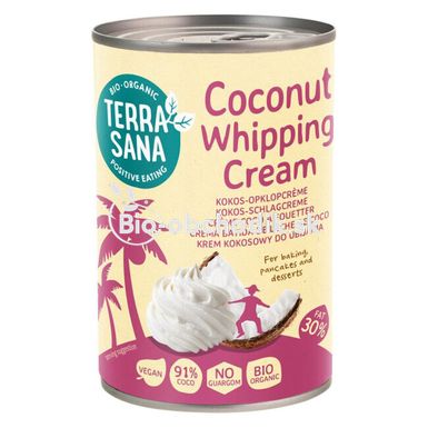 Krém kokosový na šľahanie 30 % tuku 400 ml Terrasana