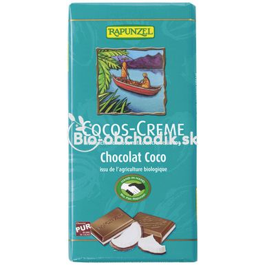 Mliečna Čokoláda s kokosovým krémom 100g RAPUNZEL