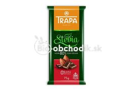 Horká čokoláda 80% so steviou 75g TRAPA