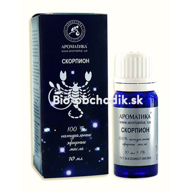 „Škorpión" Aroma - kombinácia éterických olejov 10ml