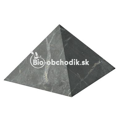 Šungitová pyramída neleštená 3x3cm