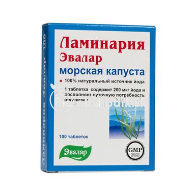 Tablety Laminária - sušená morská riasa 100tbl.