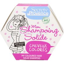 Tuhý Šampón "Farbené vlasy" 85g Secrets de Provence