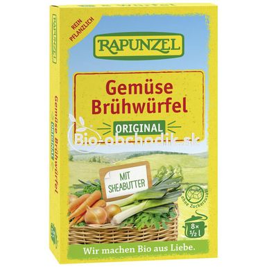 Zeleninový vývar bylinkový v kocke bio 8ks Rapunzel