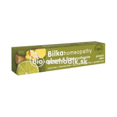 Zubná pasta "Zázvor a limetka" 75ml Bilka Homeopathy